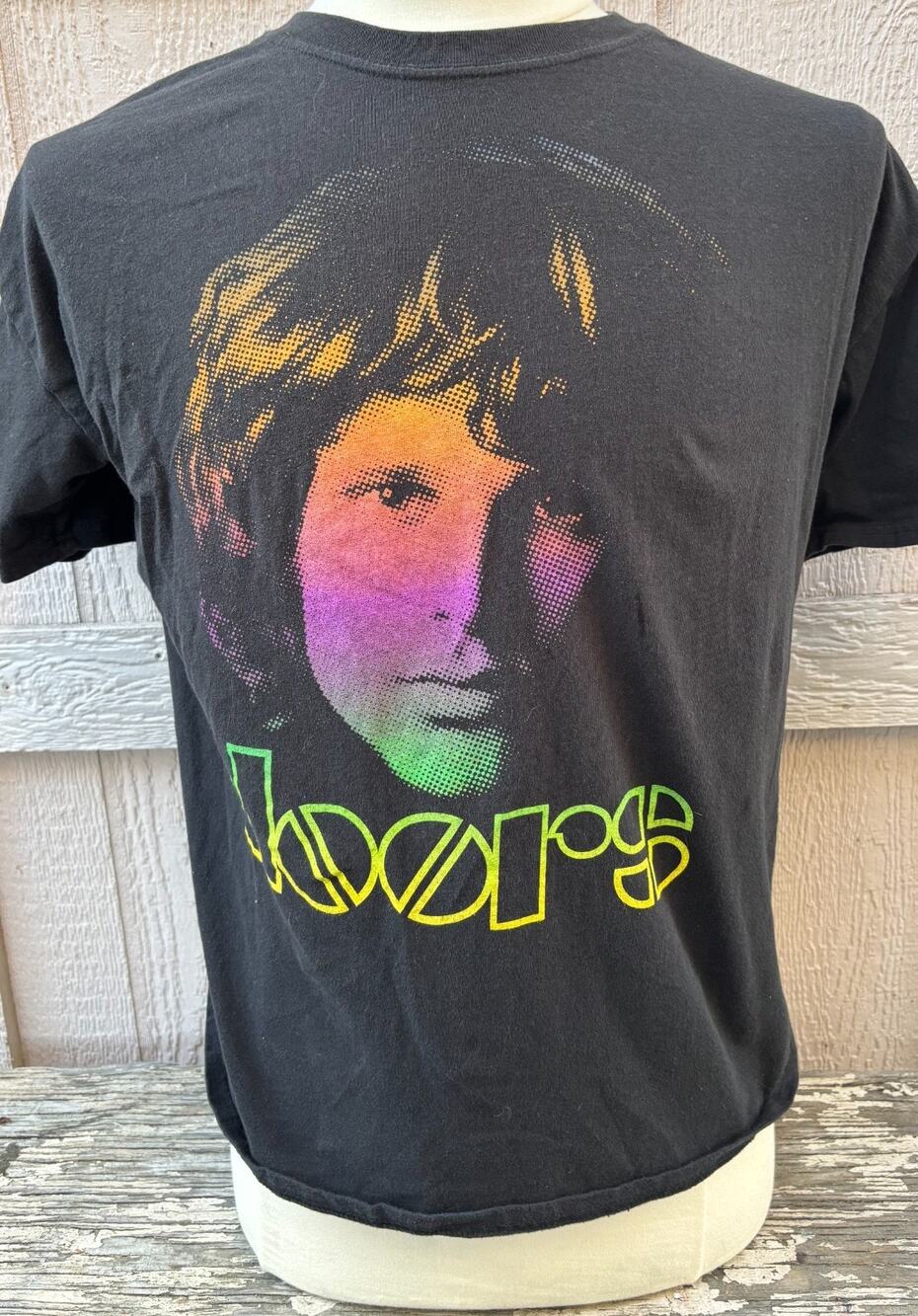 The Doors Black T-Shirt Size XL rock concert band shirt Jim Morrison